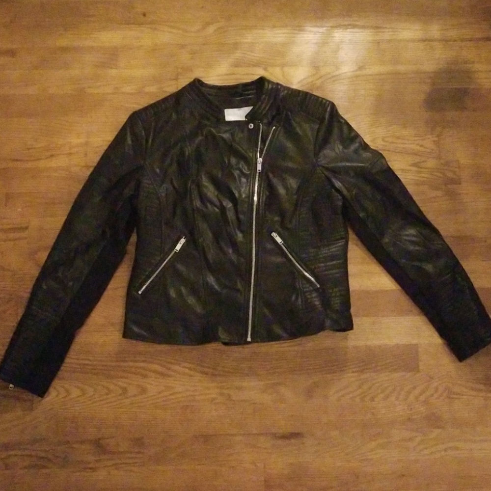 🎉HP🎉 Faux Leather Moto Jacket